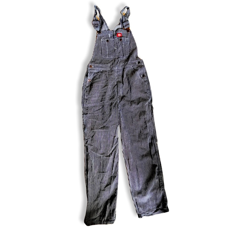 Dickies Pinstripe Overalls Size 34 Great Condition